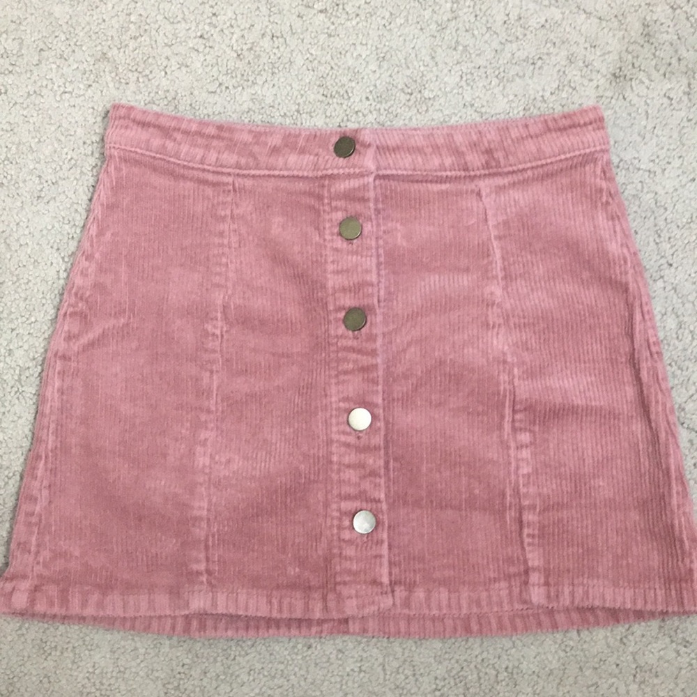 Forever 21 Girls Button Up Miniskirt